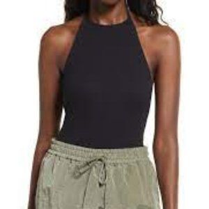 OPEN EDIT Halter Bodysuit Size L